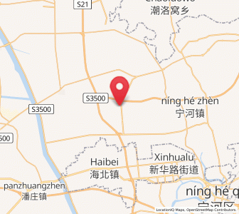 Map of Zhaobenzhuang, Tianjin