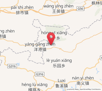 Map of Zhaochen, Jiangxi