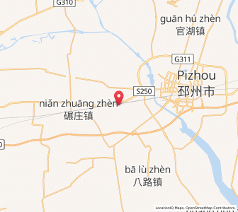Map of Zhaodun, Jiangsu