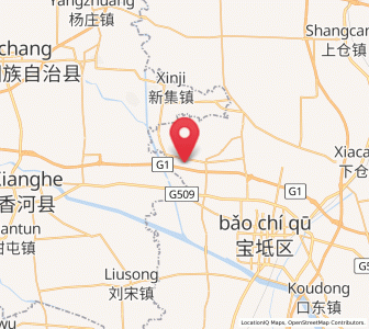 Map of Zhaogezhuang, Tianjin