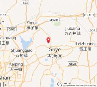 Map of Zhaogezhuang, Hebei