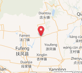 Map of Zhaogong, Shaanxi