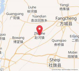 Map of Zhaohe, Henan