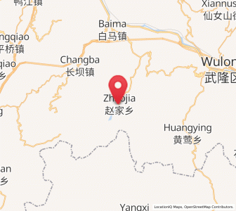 Map of Zhaojia, Chongqing
