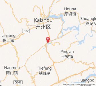 Map of Zhaojia, Chongqing