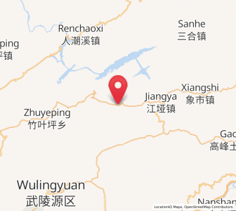 Map of Zhaojiagang, Hunan