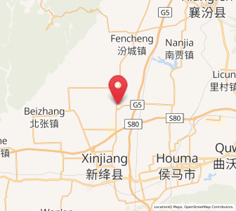 Map of Zhaokang, Shanxi