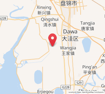 Map of Zhaoquanhe, Liaoning