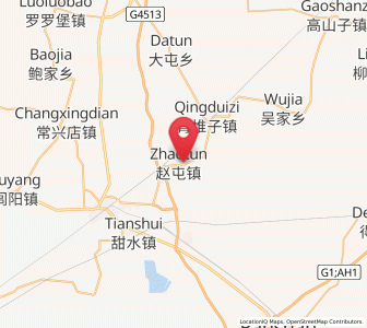 Map of Zhaotun, Liaoning