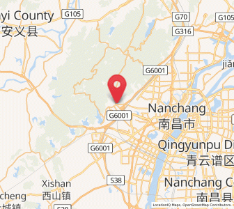 Map of Zhaoxian, Jiangxi