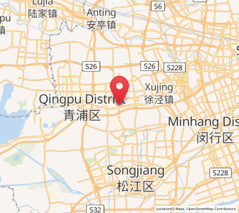 Map of Zhaoxiang, Shanghai