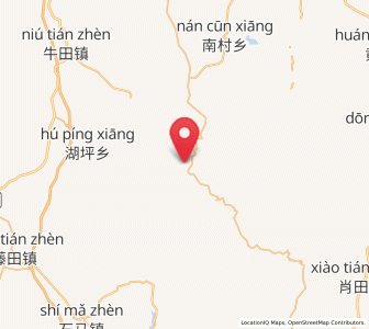 Map of Zhaoxie, Jiangxi