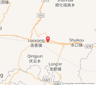 Map of Zhaoxing, Guizhou