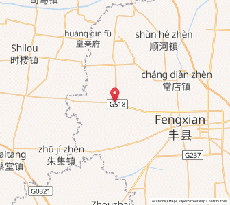 Map of Zhaozhuang, Jiangsu