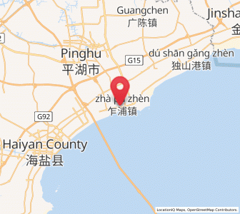 Map of Zhapu, Zhejiang