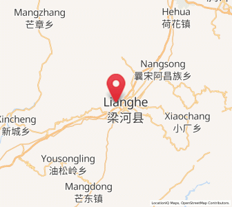 Map of Zhedao, Yunnan