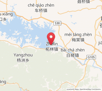 Map of Zhelin, Jiangxi