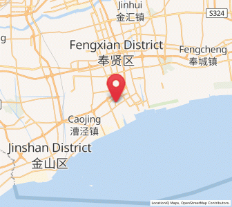 Map of Zhelin, Shanghai