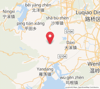 Map of Zhen’an, Zhejiang