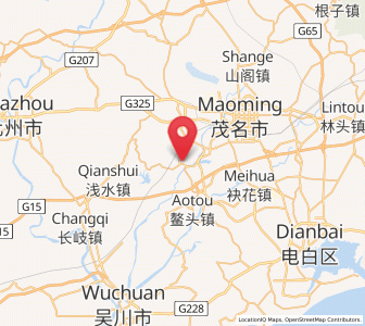 Map of Zhencheng, Guangdong