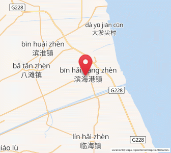 Map of Zhendong, Jiangsu