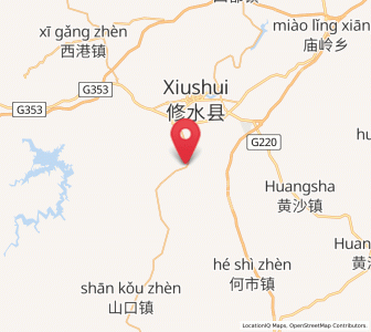 Map of Zhengcun, Jiangxi