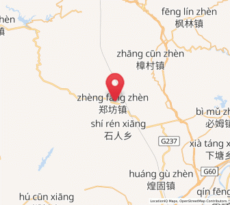 Map of Zhengfang, Jiangxi