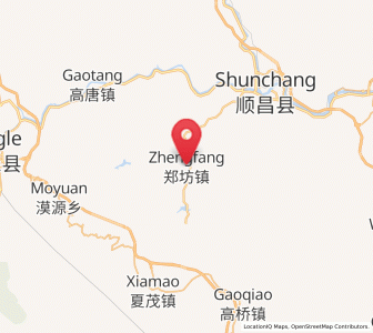 Map of Zhengfang, Fujian