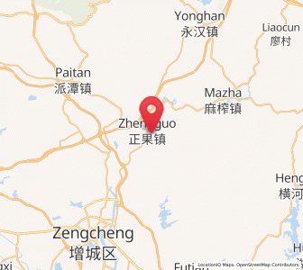 Map of Zhengguo, Guangdong