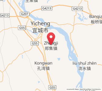 Map of Zhengji, Hubei