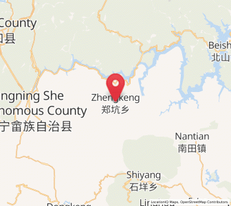 Map of Zhengkeng, Zhejiang