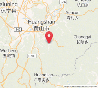 Map of Zhengwan, Anhui