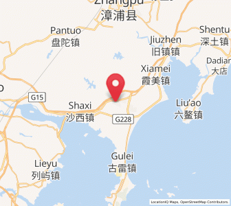 Map of Zhengyang, Fujian