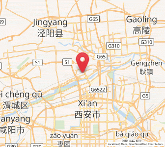 Map of Zhengyang, Shaanxi