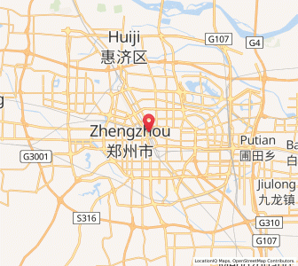 Map of Zhengzhou, Henan