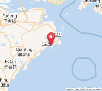 Map of Zhenhaicun, Fujian