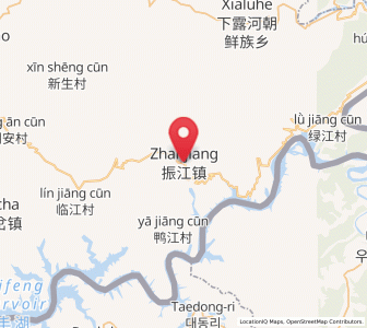 Map of Zhenjiang, Liaoning