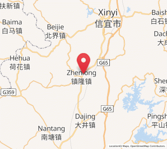 Map of Zhenlong, Guangdong