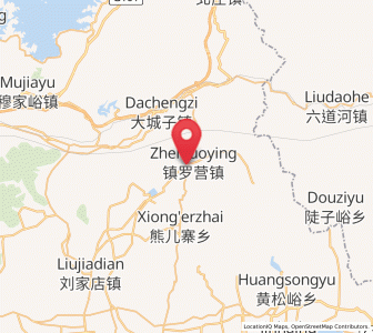 Map of Zhenluoying, Beijing