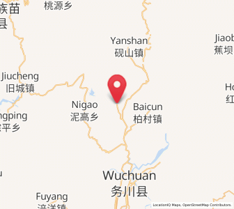 Map of Zhennan, Guizhou