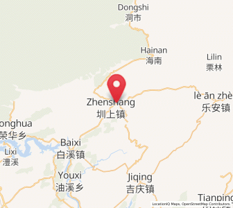 Map of Zhenshang, Hunan