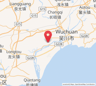 Map of Zhenwen, Guangdong