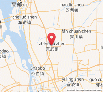 Map of Zhenwu, Jiangsu