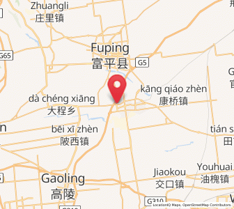 Map of Zhenxing, Shaanxi