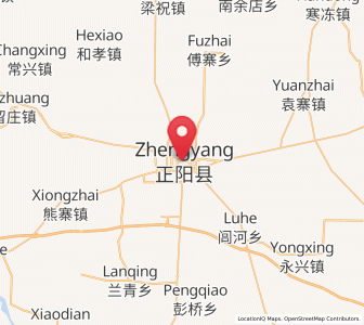 Map of Zhenyang, Henan