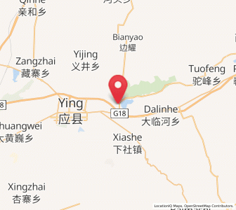 Map of Zhenziliang, Shanxi