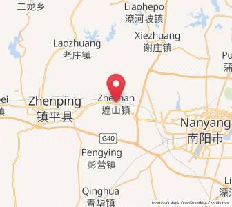 Map of Zheshan, Henan
