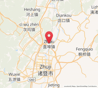 Map of Zhibu, Zhejiang