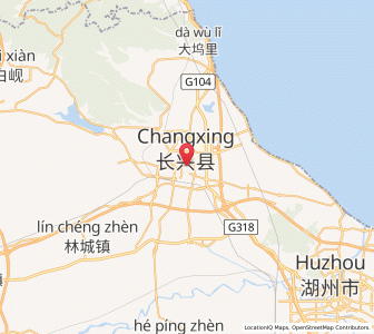 Map of Zhicheng, Zhejiang