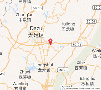 Map of Zhifeng, Chongqing